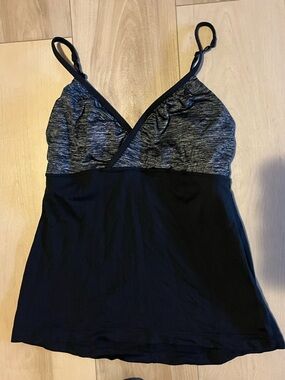 LULU LEMON 🍋 Black and Heather Gray Tank Top